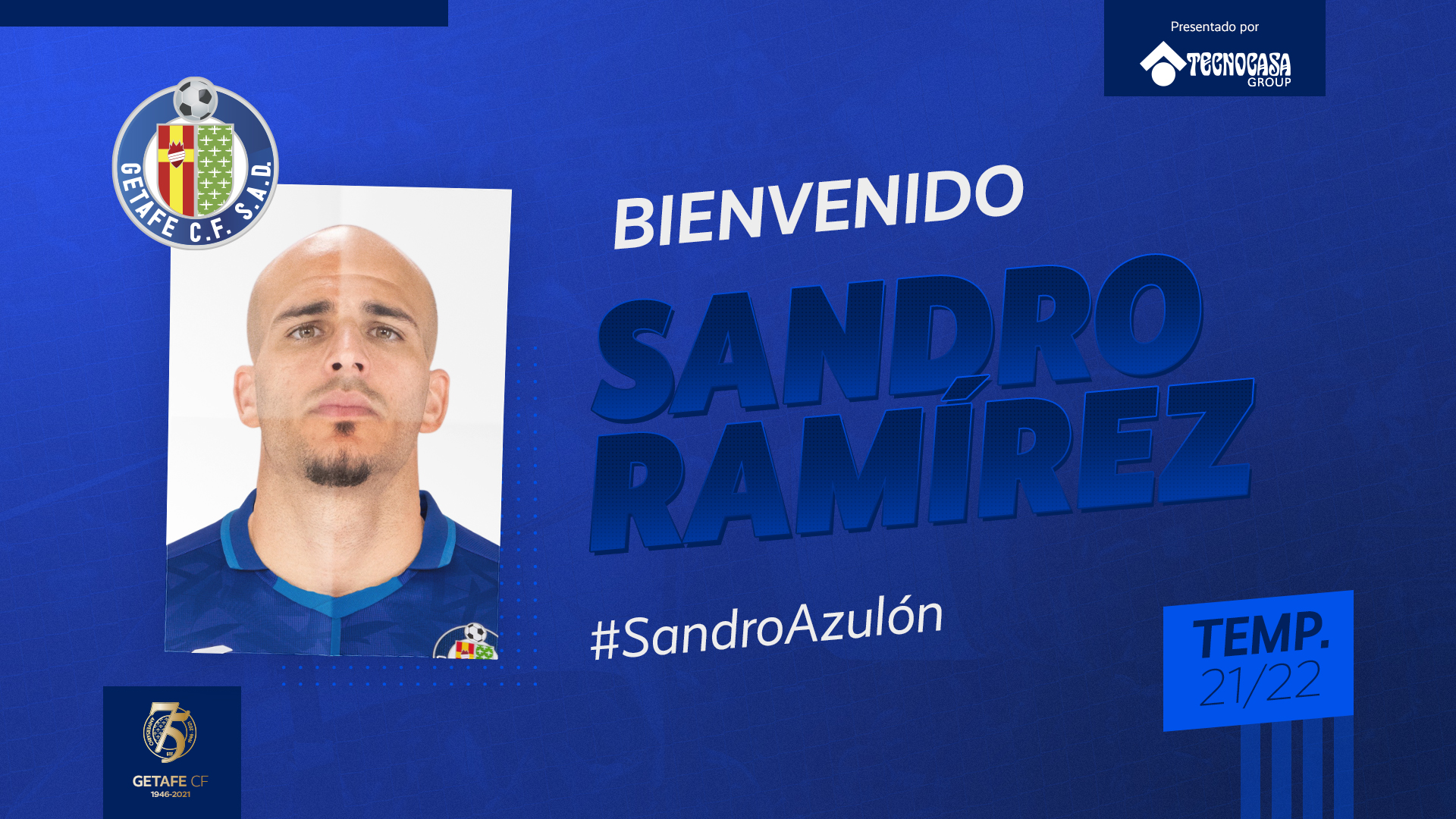 Sandro Ramírez, nuevo jugador del Getafe.