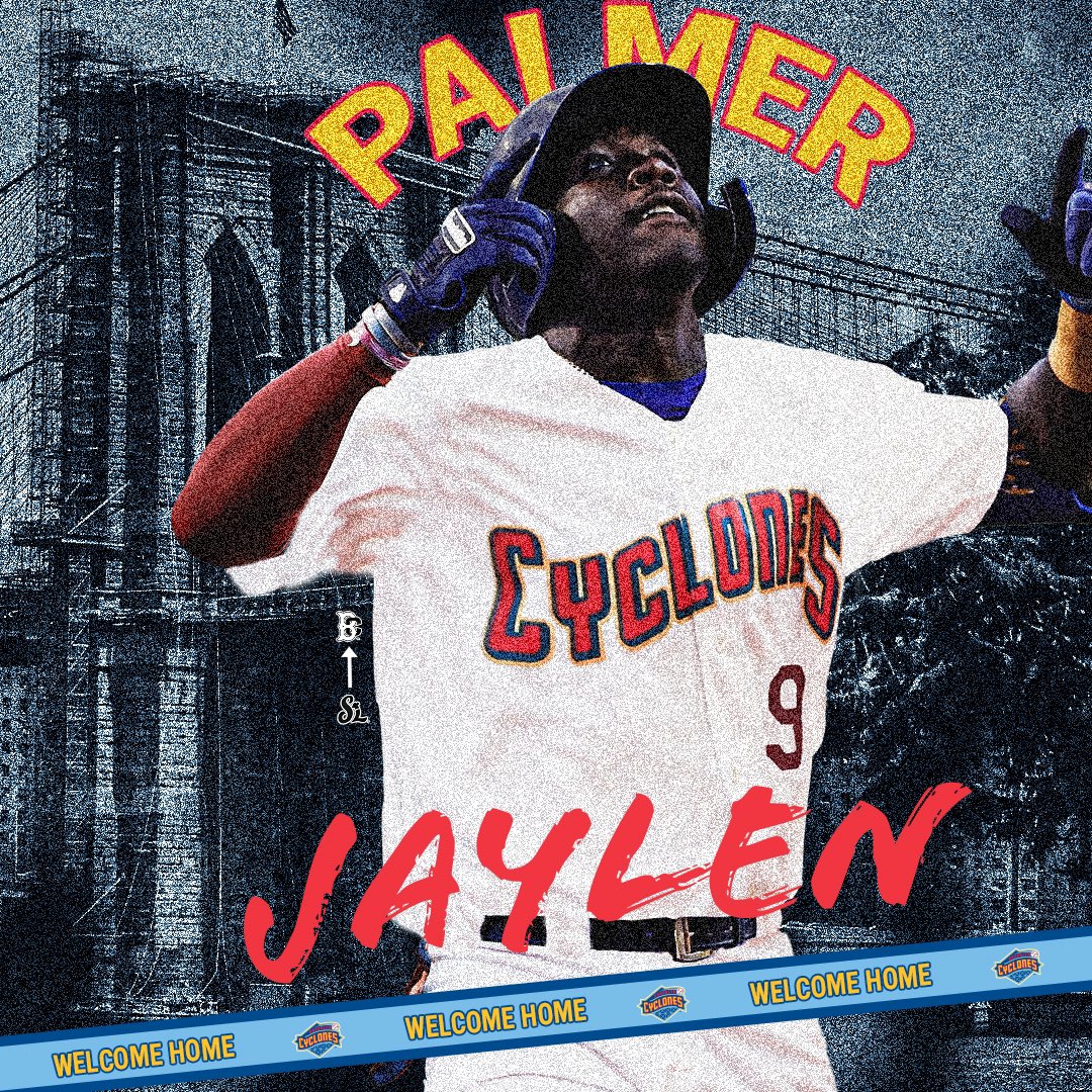 BKCyclones's tweet photo. 🚨Roster Alert 🚨 After batting .319 (30-94) with 24 runs scored, 11 extra base hits and 10 RBI with St Lucie during July, Brooklyn native Jaylen Palmer is coming home.  #amazinstartshere https://t.co/OhdoISvG3l