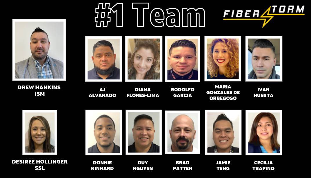Proud of this team, #1 in the entire country for July! #WorldDomination #FiberStorm #IHX @Drew_Hankins7 @AnthonyGalichet @CentralIhx