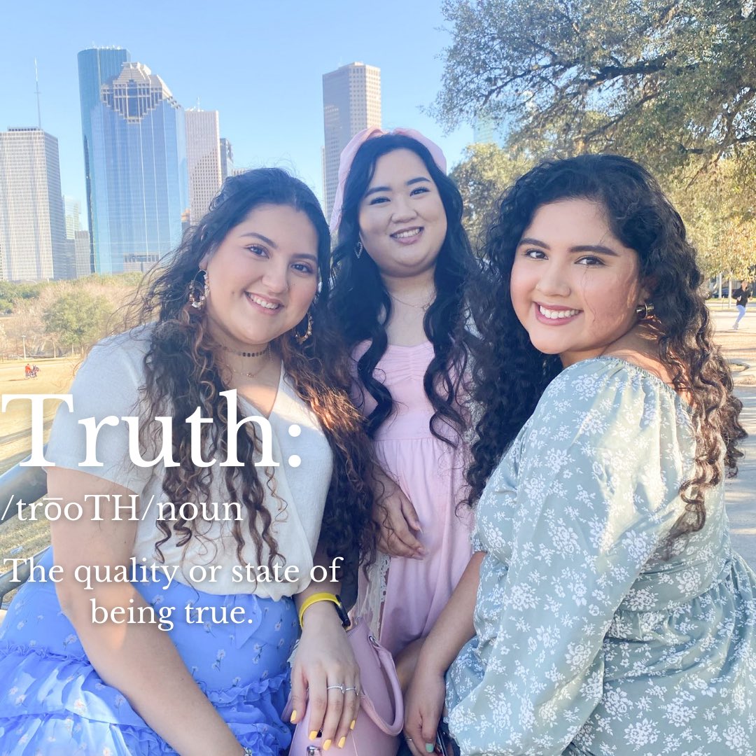 The third value that Phi Mu follows is truth. Truth is the essence of our character and how we build trust.

 “Truth is an opportunity for growth. It’s building that trust and confidence within yourself and amazing sisters that support you through it all!” -💕Amanda Dàvila