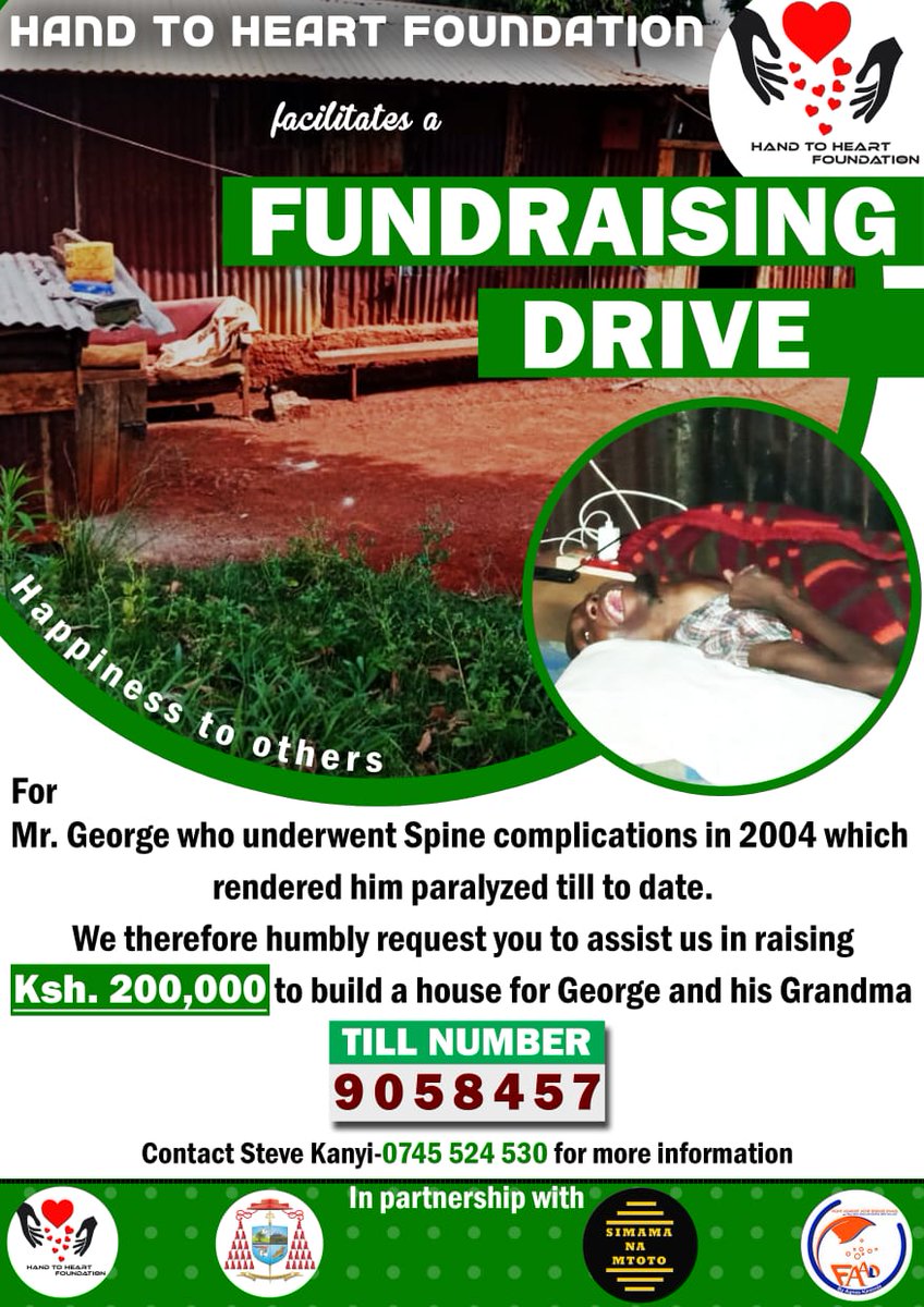 HandToheartKe's tweet photo. Hello friends and well-wishers. We are the Hand to Heart Foundation, a foundation that was formed by a group of young friends to help the needy in the society.  

Trends: William Ruto, Hellen Obiri, Faith Kipyegon Uganda JKIA https://t.co/3CrAoFGnPS