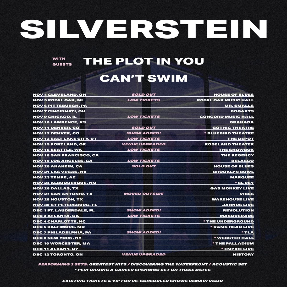 Silverstein Silverstein Twitter Silverstein Set List 2022