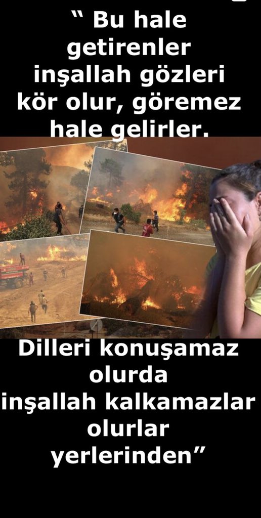 𝓘̇𝓫𝓻𝓪𝓱𝓲𝓶 𝓚𝓞𝓛𝓓𝓐𝓜𝓒𝓐 (@ibrahimkoldamca) on Twitter photo EN AĞIR BEDDUALARIMIZI KABUL ET ALLAHIM , HER İKİ CİHANDA PERİŞAN ET BUNLARI  ALLAHIM !
“ Bu hale getirenler inşallah gözleri 
kör olur, göremez  hale gelirler.
Dilleri konuşamaz olurda 
inşallah kalkamazlar olurlar 
yerlerinden” EN AĞIR BEDDUALARIMIZI KABUL ET ALLAHIM , HER İKİ CİHANDA PERİŞAN ET BUNLARI  ALLAHIM !
“ Bu hale getirenler inşallah gözleri 
kör olur, göremez  hale gelirler.
Dilleri konuşamaz olurda 
inşallah kalkamazlar olurlar 
yerlerinden”