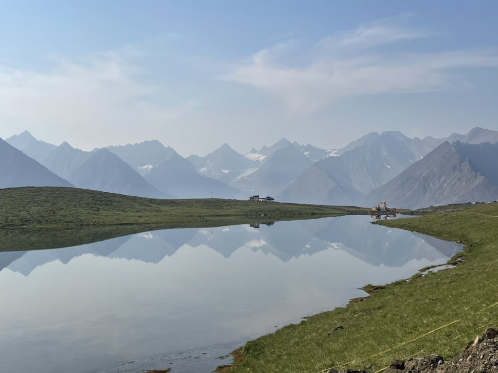 Even in the alpine we get affected by the forest fire haze. Usually the mountains are crystal clear, not so much right now.