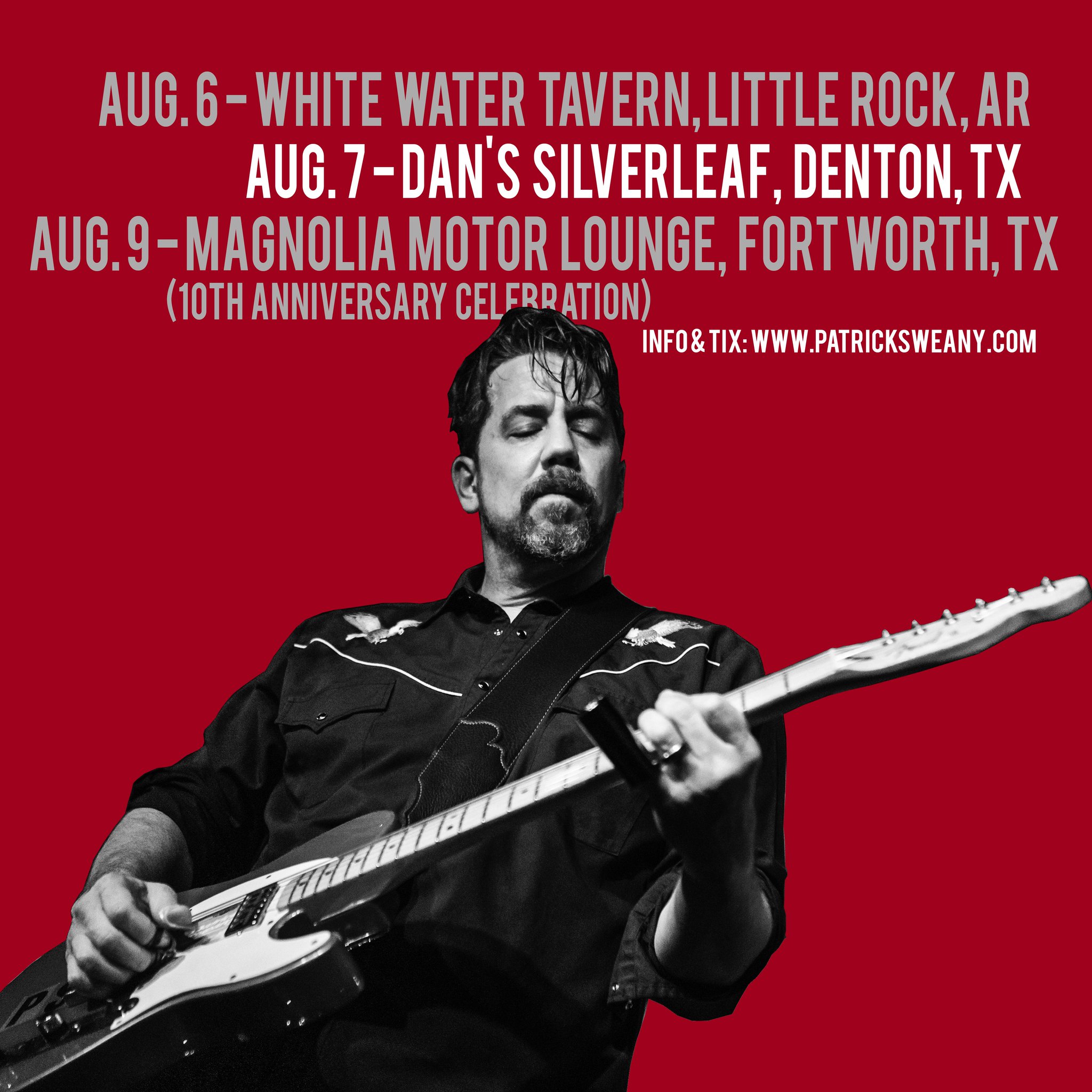 Nine Mile Records and Touring on Twitter ".PatrickSweany is headed to