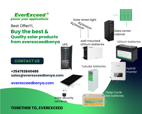 we offer you the best solar products and solutions
call us today for more details at 0793849486

William Ruto Museveni Robert Burale