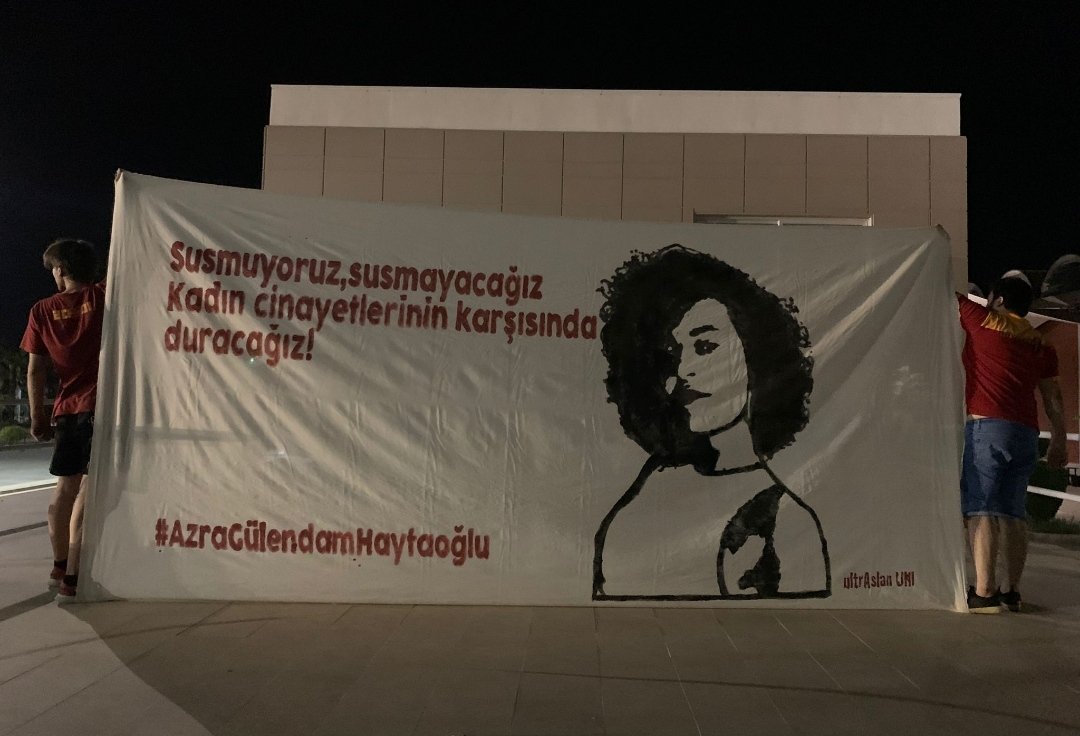 Susmuyoruz, susmayacağız kadın cinayetlerinin karşısında duracağız! #AzraGülendamHaytaoğlu #ultrAslanUNI