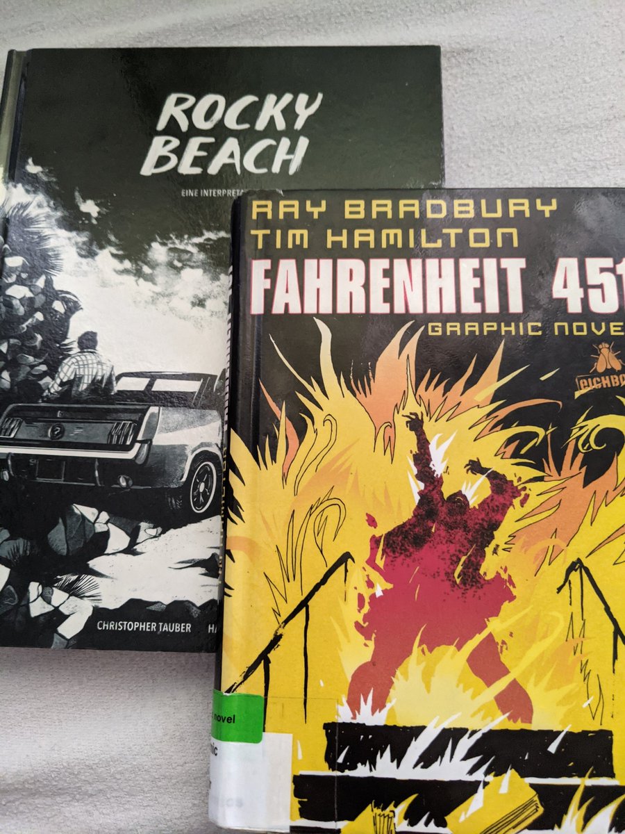 Kasperwelten's tweet photo. Fahrenheit 451 als Graphic Novel war super. Mal sehen, wie Rocky Beach interpretiert wird. Ich werde berichten 😁
#fahrenheit451 #raybradbury #timhamilton #graphicnovel #rockybeach #diezentrale #diedreifragezeichen #christophertauber
#hannawenzel https://t.co/p9FazzN2XC