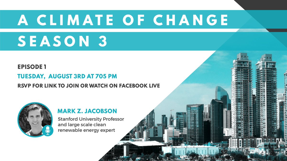 DaniMontelpare's tweet image. Excited about tomorrow&apos;s @ClimateHubYYC event:
&apos;A Climate of Change&apos;, featuring Mark Jacobson 
@mzjacobson #LetsTalkTransition #abclimate 

More info and RSVP at calgaryclimatehub.ca/acoc_3_1_mark_…