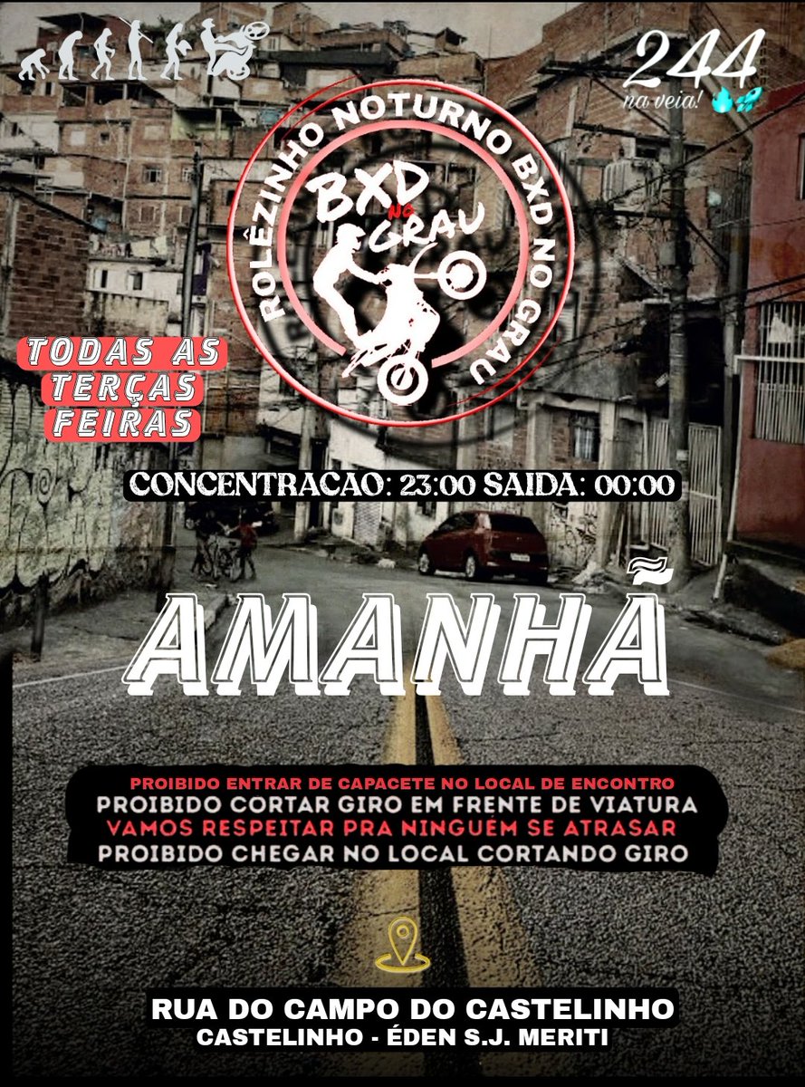 bxdnograu021's tweet photo. Finge que é fofoca e avisa que o melhor da terça feira voltou de casa nova AMANHÃ TEM ROLÊ BXD NO GRAU 🔥🚀 

@cajunograu @ctlcv10 @os_pit @BaixadaRole @Rolezin013 @Favelanograu @mg_pega https://t.co/5psLcwRmEq