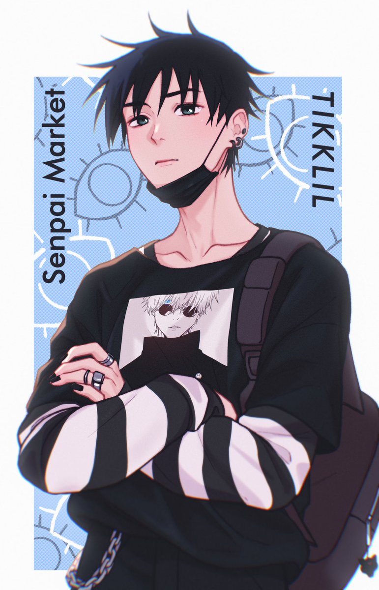 Last day to get 25% off my Senpai Market apparel ✨
ft. Lo-fi Yoongi and Megumi wearing Gojo merch 😭
Store link in the reply: 
