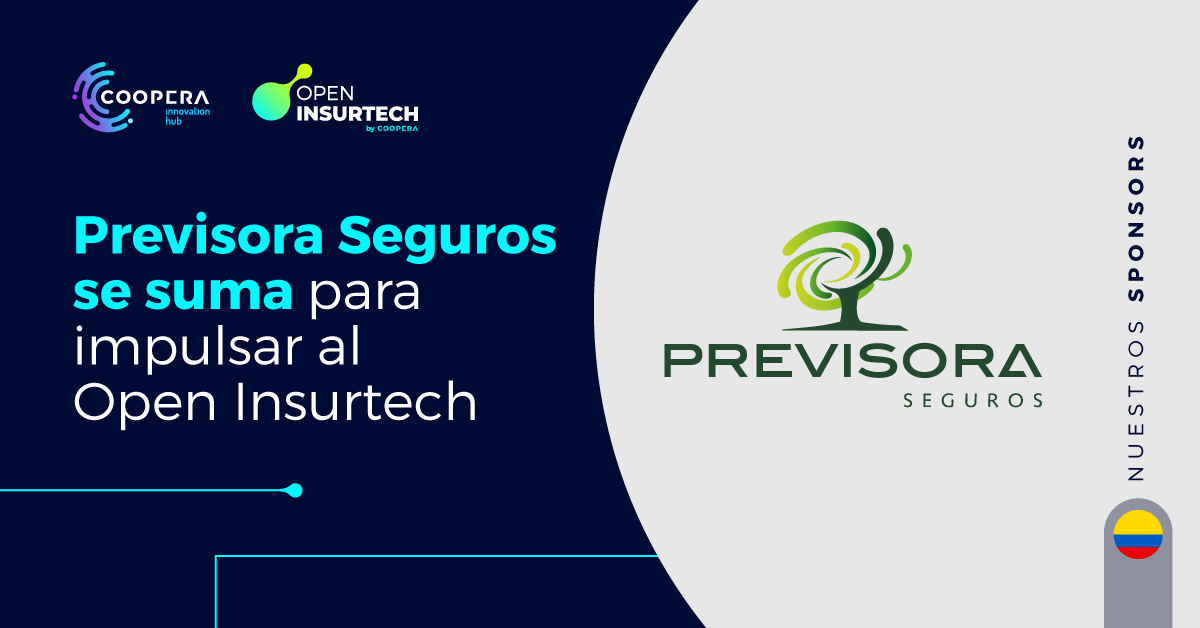 📢 Presentamos otro sponsor más que se suma al Open Insurtech 💪

Previsora Seguros cuenta con más de 64 años de experiencia generando tranquilidad, confianza y bienestar a sus clientes. 

¡Gracias por ser parte! 

#InnovandoJuntos #Somoscoopera #CooperaHub #OpenInsurtech 🚀