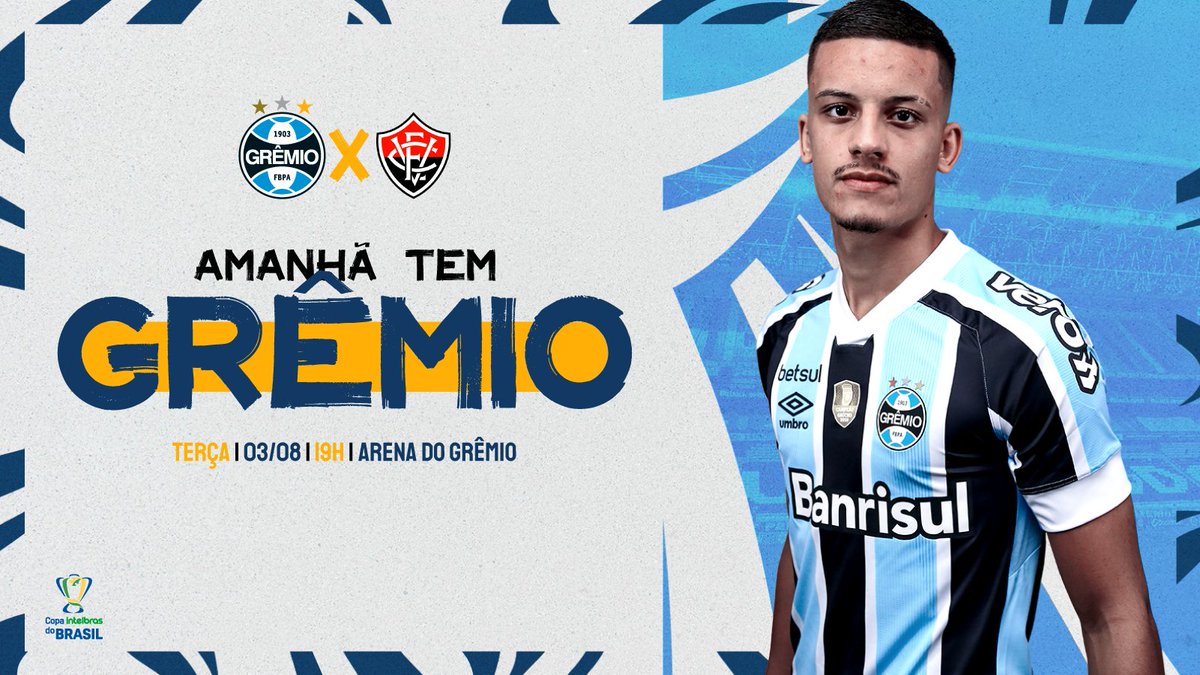 Gremio Fbpa On Twitter Amanha E Diadegremio Na Copadobrasil2021 Apos A Vantagem Conquistada No Primeiro Jogo Enfrentaremos O Vitoria Na Arena As 19h Buscando A Vaga Nas Quartas De Final Da Copadobrasil