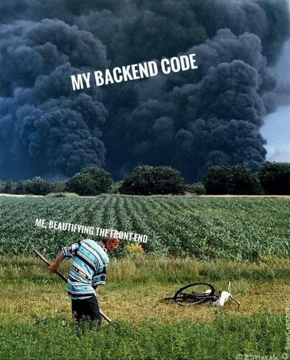 code_and_jokes's tweet image. Please Follow for new coding joke!
🤗🥰

#Programming #100DaysOfCode #programminglanguage #GirlsWhoCode #programmingjokes #programmingmemes
#webdesign #webdesigner #webdesigners #css #html
#javascript #uxdesign #joke #code #coding #developer #webdeveloper #webdesign #php #Python