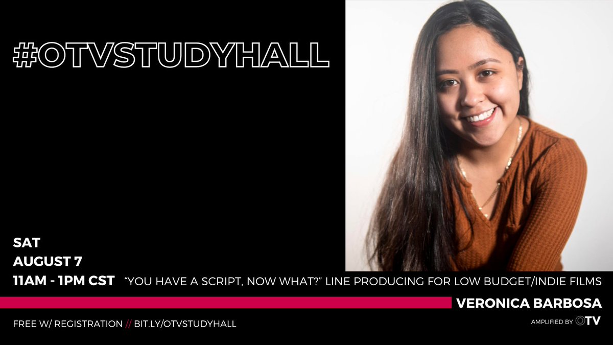 weareotv's tweet photo. Grab a pen, #OTVstudyhall is back.
Starting this Saturday we have a series of FREE courses and masterclasses covering #lineproduction #pitchdecks #filmexecs #impactproduction ++ led by @drajchristian @elijaa_ @AngellicARoss & #veronicabarbosa.
More: https://t.co/c1GpXc7ti6 https://t.co/ls7ePb4p5V