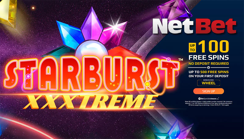 netbet casino no deposit free spins on Starburst XXXtreme