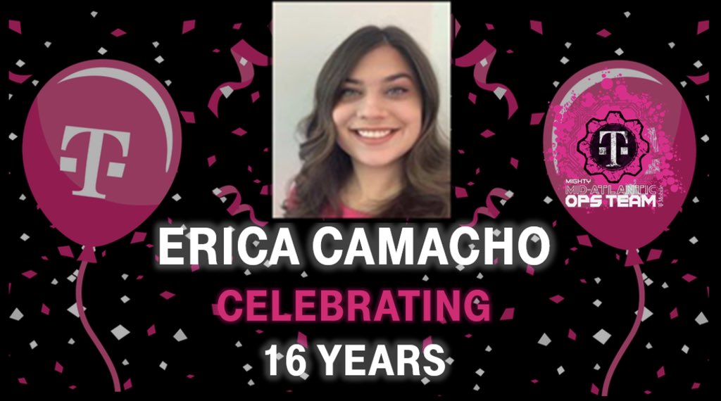 Time to Celebrate!!! Happy 16th T-Day <a href="/ericac611/">Erica Camacho</a>!! Thank you for all you do for the #MMAOPS team &amp; the Philly Phamily! <a href="/TracyNolan_/">Tracy E. Nolan</a> <a href="/yes_i_cantu/">Matt Cantu</a> <a href="/tglover187/">Terrance Glover</a> @angieporterwill