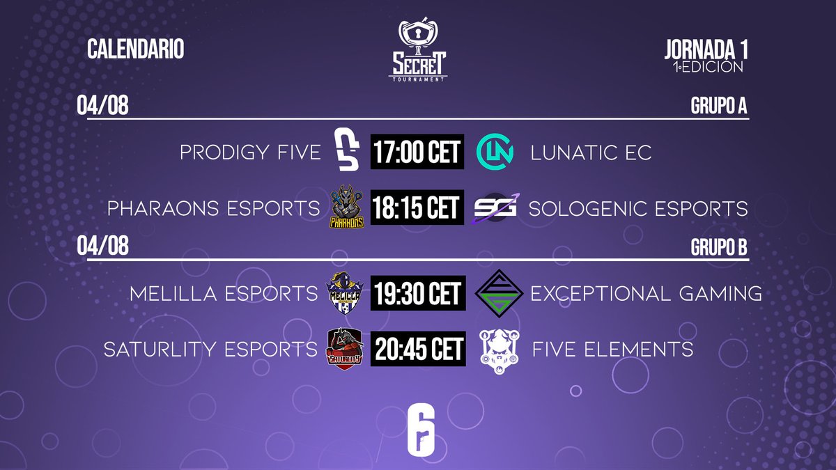 #SecretR6 #RainbowSixSiege

🇪🇸 ¡Traemos buenas noticias, presentamos la primera jornada de la liga!

¡Estamos listos para arrancar!

🇬🇧 We bring good news, we present the first matches of the league!

We are ready to start!

🔗 twitch.tv/secrettourname…