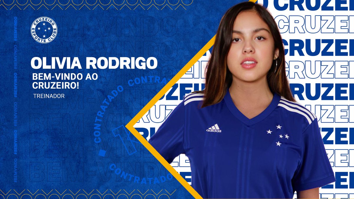 Bem-vinda, Olivia Rodrigo! 🦊👊

Aos 18 anos, a treinadora Olivia Rodrigo assume o comando técnico do Cruzeiro. Ela já comandará a equipe no treino desta terça-feira, às 10h30, na Toca 2.

Saiba mais: bit.ly/2TnD8QA

#CruzeiroCentenario