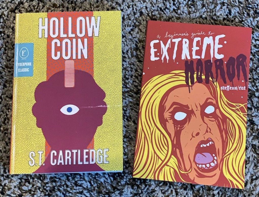 FilthyLoot's tweet image. 2 books we have up for pre-order finally went print. A LOT of test prints for one. Won't say which, because I co-wrote it. ANYWAY. Orders will be going out as soon as they come in! If you've been putting off buying these two fine-looking books, do it now!

filthyloot.com