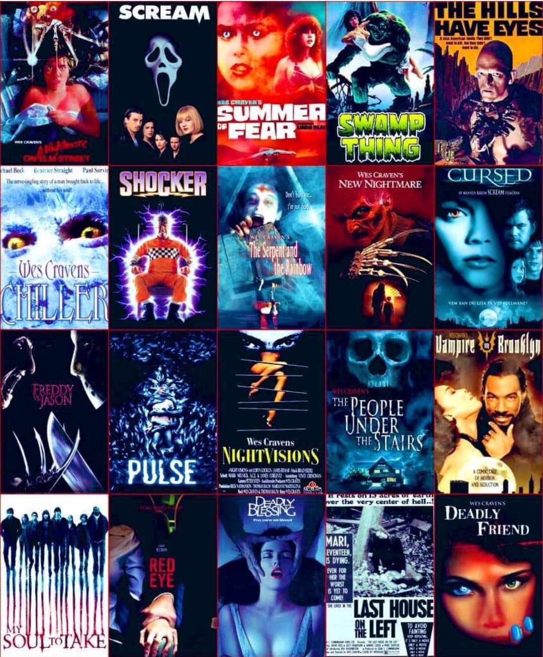Wishing a happy birthday on the other side to Wes Craven. The man who brought us so many great films. 