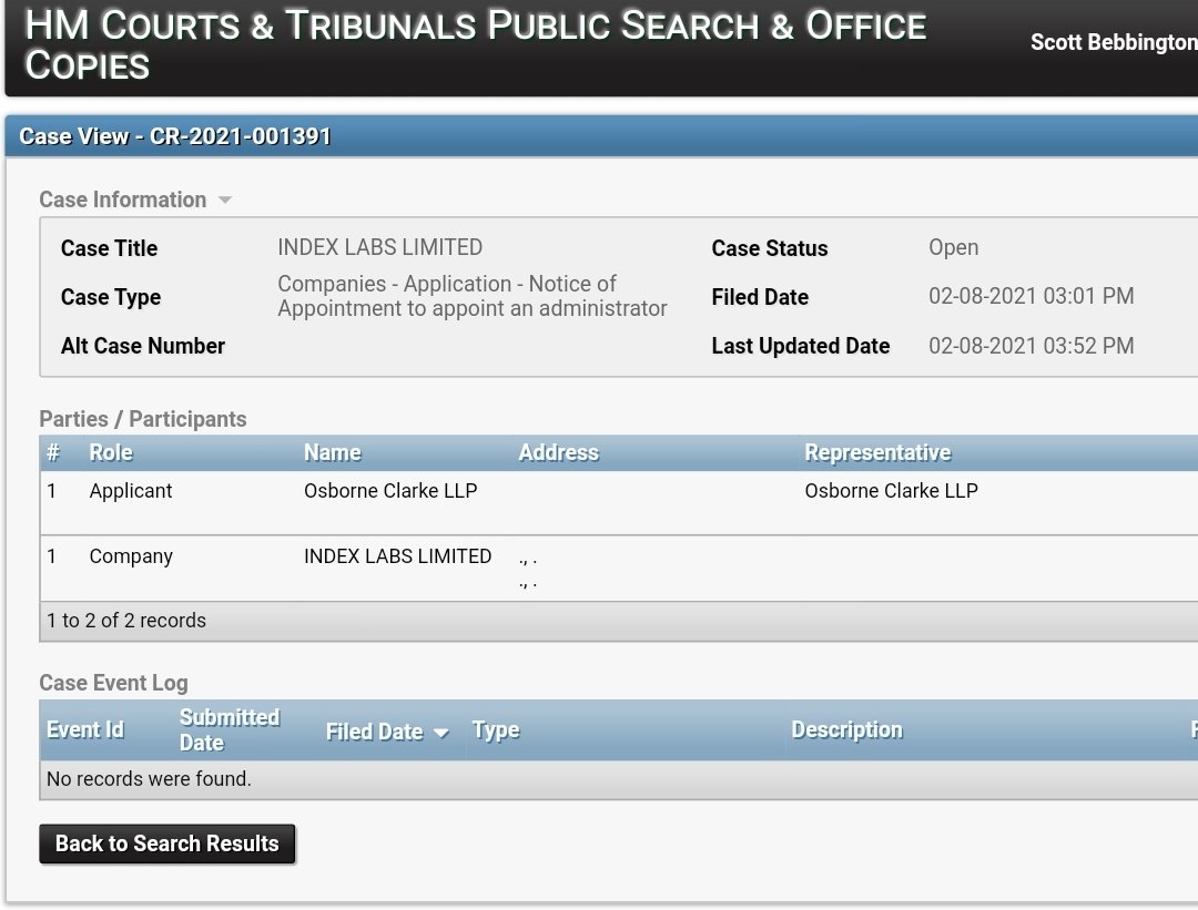 BebbingtonScott's tweet photo. Index Labs Limited, the Company behind Football Index that also owns the IP and software appoint Administrators today, which could have a significant impact on the proposed CVA for Football Index.

#insolvency #footballindex https://t.co/J9HRsmH4T8