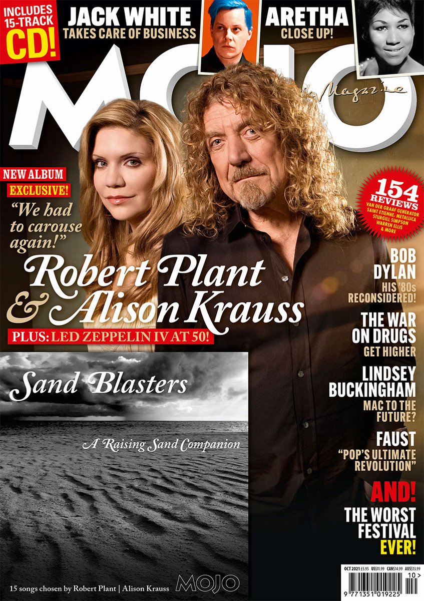 MOJO Magazine (@mojomagazine) on Twitter photo On sale now: the new <a href="/MOJOmagazine/">MOJO Magazine</a>! <a href="/RobertPlant/">Robert Plant</a> & <a href="/AlisonKrauss/">Alison Krauss</a> exclusive (and they’ve curated our CD), Aretha Franklin, <a href="/TheWarOnDrugs/">The War on Drugs</a>, <a href="/lowtheband/">LOW</a>, Faust, Jack White, Lindsey Buckingham, <a href="/courtneymelba/">Courtney Barnett</a>, Small Faces and XTC. Order a copy from us: greatmagazines.co.uk/mojo-335-octob… On sale now: the new <a href="/MOJOmagazine/">MOJO Magazine</a>! <a href="/RobertPlant/">Robert Plant</a> & <a href="/AlisonKrauss/">Alison Krauss</a> exclusive (and they’ve curated our CD), Aretha Franklin, <a href="/TheWarOnDrugs/">The War on Drugs</a>, <a href="/lowtheband/">LOW</a>, Faust, Jack White, Lindsey Buckingham, <a href="/courtneymelba/">Courtney Barnett</a>, Small Faces and XTC. Order a copy from us: greatmagazines.co.uk/mojo-335-octob…