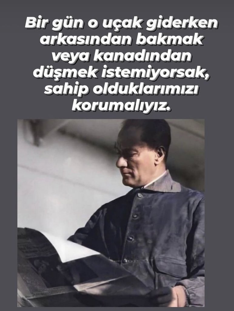 #MinnettarızATATÜRK