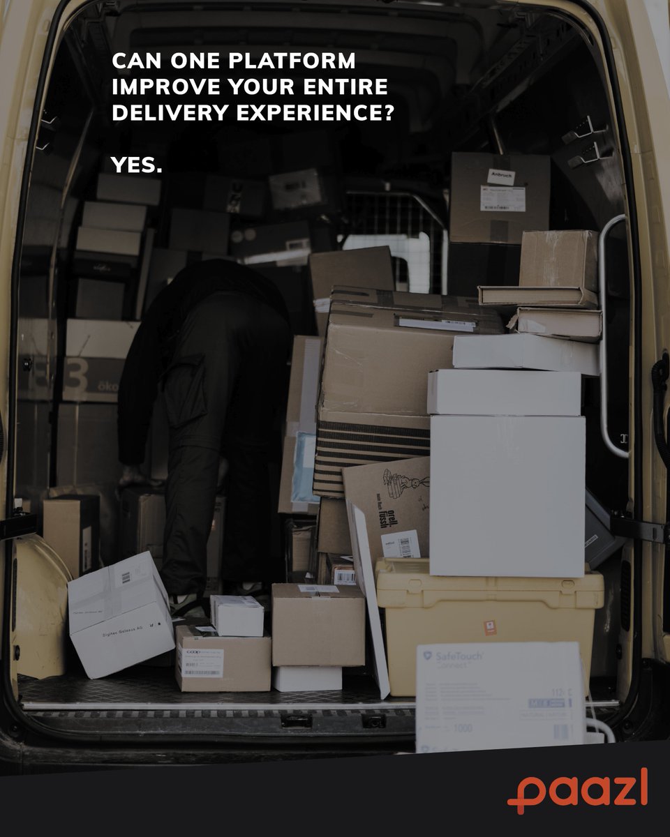 Paazl's tweet photo. Checkout. Shipping. Tracking. Returns. Data.

All with Paazl.

#paazlpower #ecommerce #lastmiledelivery #checkout https://t.co/BwSdB8lTsG