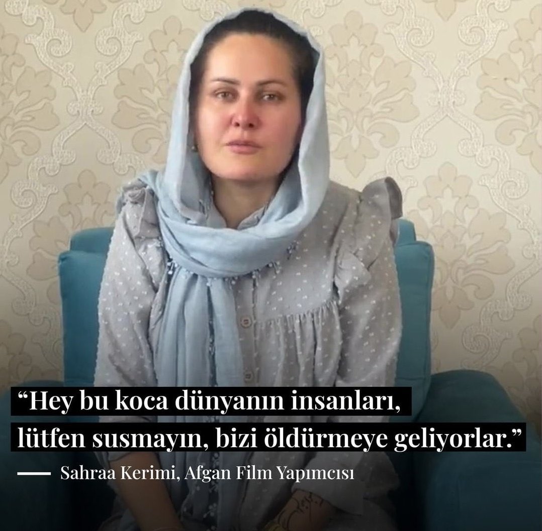 meraldanis's tweet photo. #AfghanWomen yalnız değildir, yalnız bırakılmamalıdır. 
Dünyayı yaşanır kılmak, birbirimizin acılarına ortak olmayı gerektirir! 
Onları acılarıyla başbaşa bırakmayacağız; yanlarındayız, onlarlayız! https://t.co/Q6tMa3gLzs