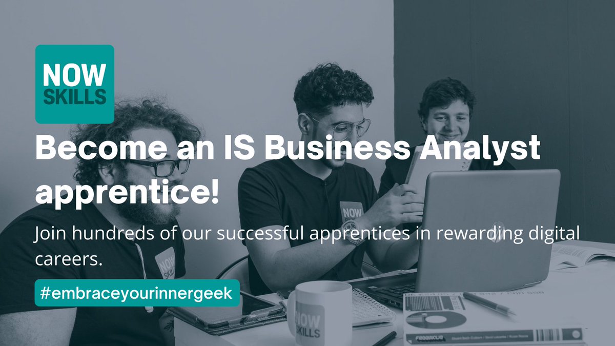 NowSkillsIT's tweet photo. If you enjoy analytical thinking and #problemsolving then the IS Business Analyst #apprenticeship could be for you.

Apply today! >> https://t.co/eZGi2661hC

Check out our course video: https://t.co/xUvNo7pDN3

#businessanalyst #Apprenticeship https://t.co/133X1s8HWk