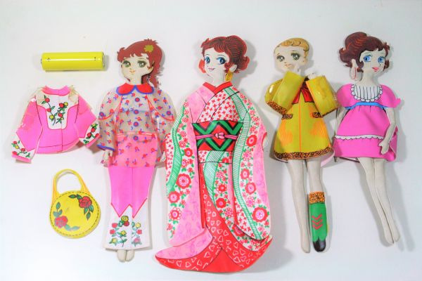 タケミ 魔法のマコちゃん？魔女っ子メグちゃん ビニール製着せ替え人形