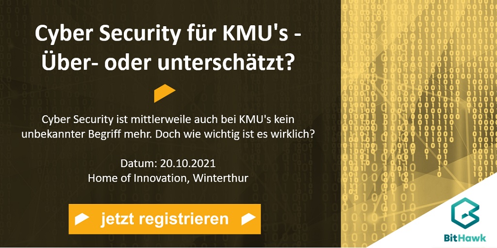 BithawkA's tweet photo. Cyber Security ist mittlerweile auch bei KMU's kein unbekannter Begriff mehr. Doch wie wichtig ist es wirklich? Erfahren sie mehr an der kostenlosen Podiumsdiskussion mit verschiedenen Experten. Weitere Informationen und Anmeldung 👉👉
https://t.co/hZfSchBAfy https://t.co/agJ00R7drx