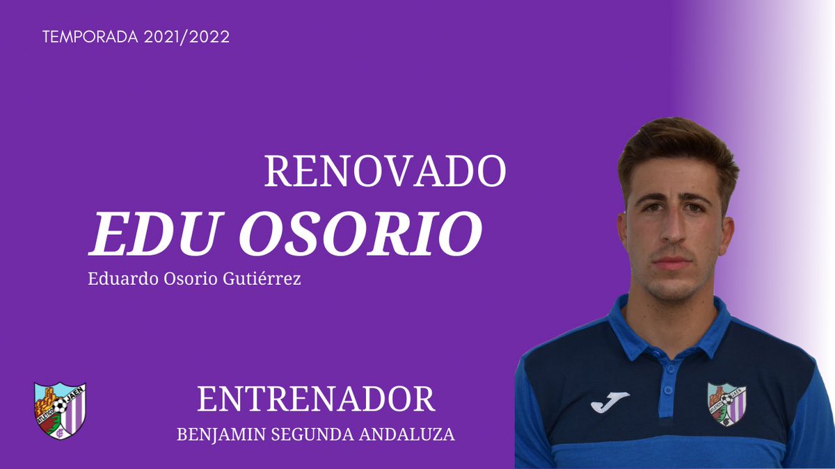 📝 ʀᴇɴᴏᴠᴀᴄɪóɴ 📝

⚽️ Edu Osorio continuará vinculado al club durante las siguientes temporadas.

⚔️ ¡A por la temporada 2021/2022!