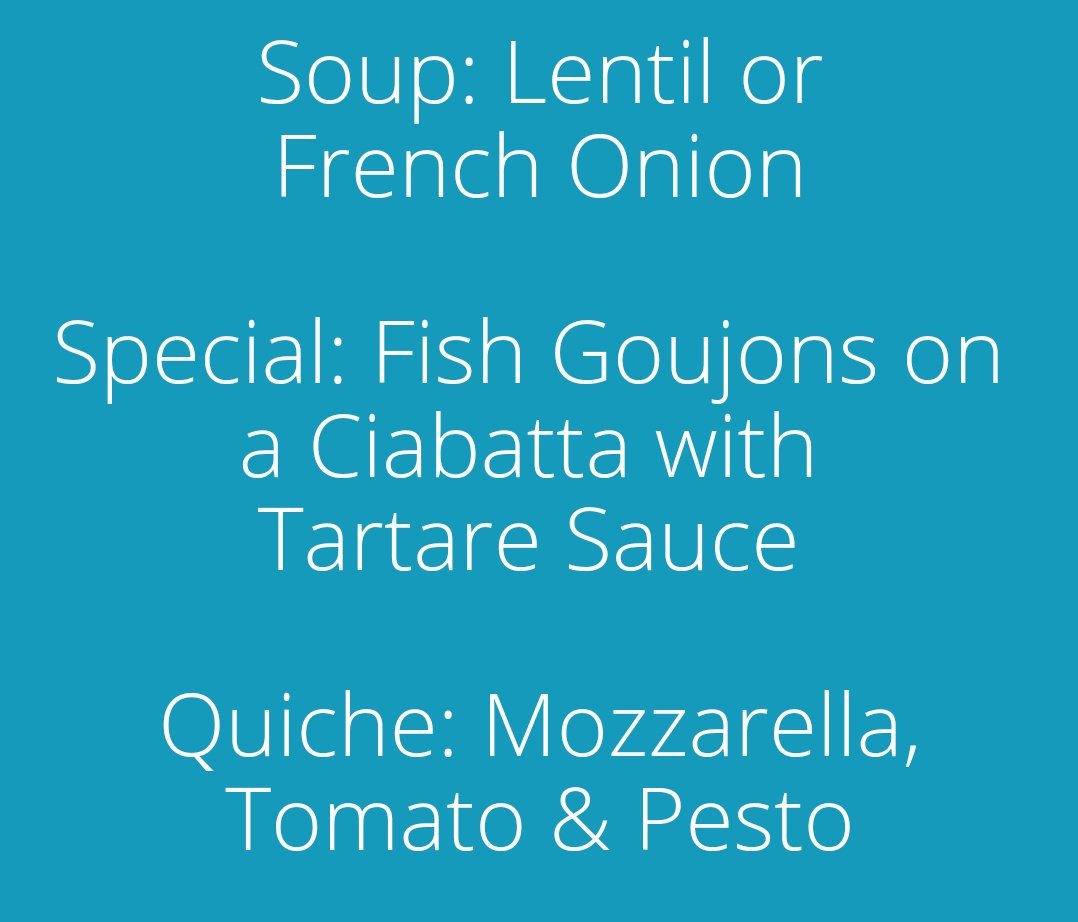 CafeWander's tweet photo. TUESDAY LUNCHTIME 🍴
#cafe #menu #glasgow #soup #special https://t.co/cxfBZbvmYZ