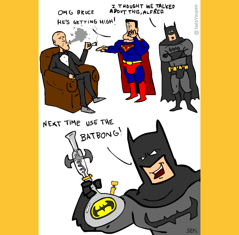 The Goddamn Batbong 🤭

#CannabisCommunity #WeedJokes #Batbong