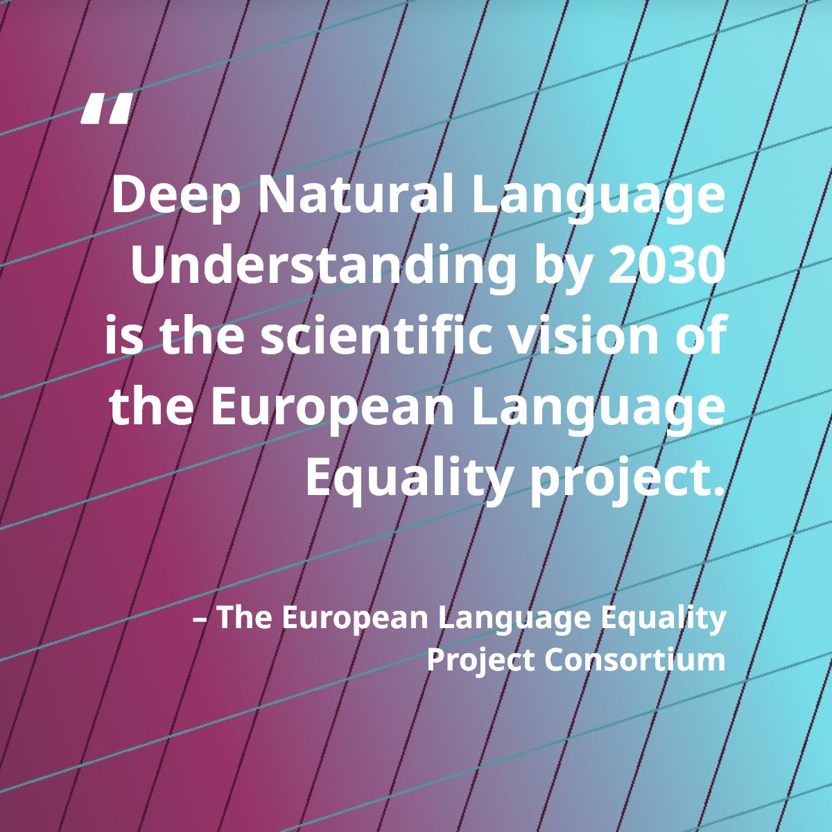 European Language Technology on Twitter: 