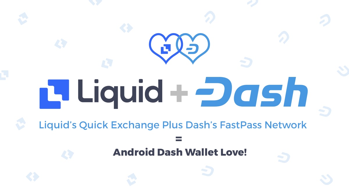 dashphp's tweet image. Dash Next is proud to announce that Liquid’s Quick Exchange VISA Purchase Option is now integrated In Dash's Mobile Wallet. A lot of work&amp;amp;collaboration effort from Dash Core, Dash Newsroom &amp;amp; ourselves went in since our first partnership last year. More: newsroom.dash.org/preview/H_cPgk…