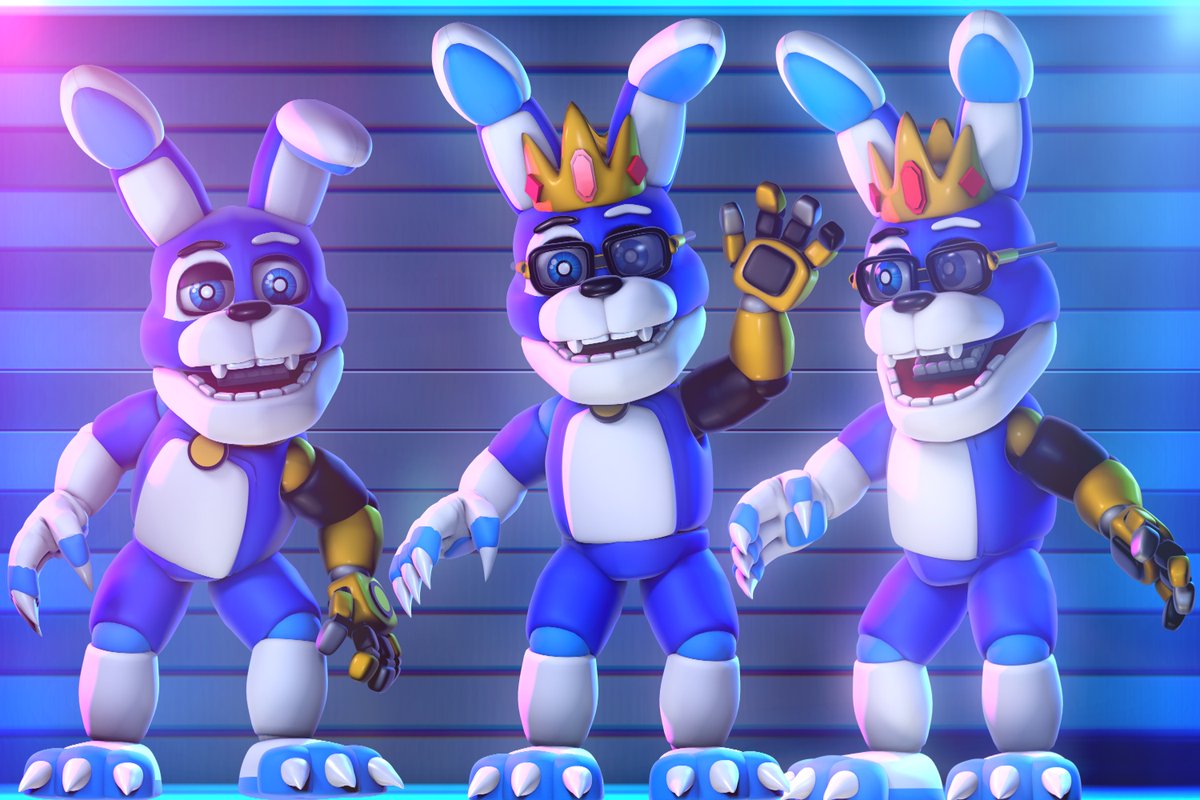 [C4DR19/OC] A New Challenger Has Appeared!!! ❄

I spent all day modeling this boi ;w; 

Good Night Band 💙🐰 !!

#fnafoc #ocmodel #bunnyoc #fnafworld #adventureanimatronic #adventureOC #furryoc #model3D #C4D