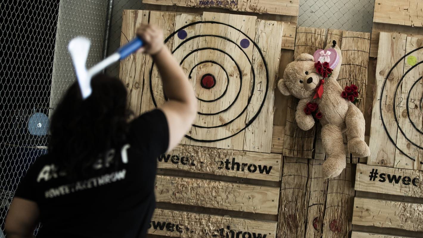 Stuff on Twitter "Wellington axethrowing company's liquor licence