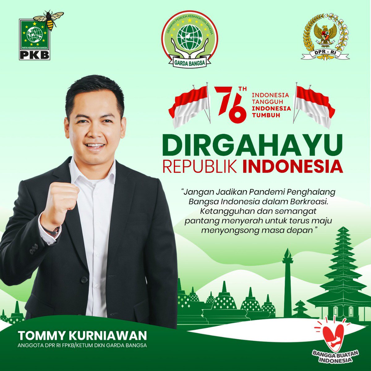 #DirgahayuNKRI76