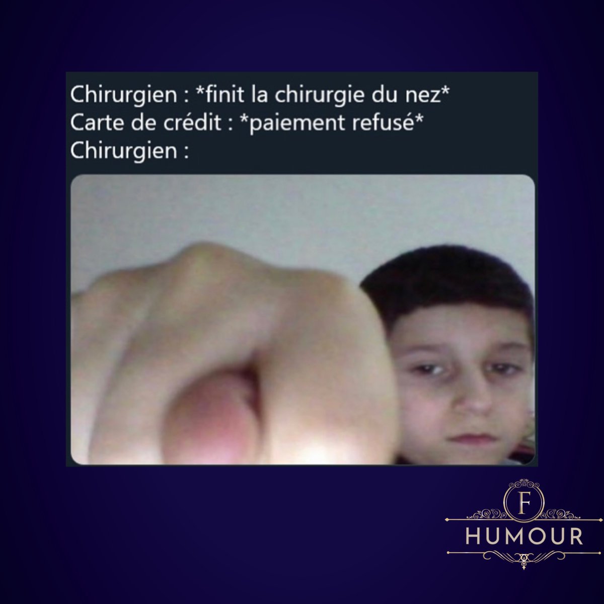 F - Humour tweet media