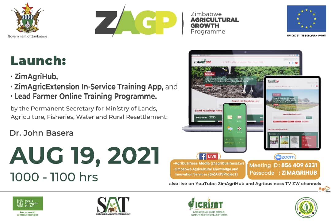 Exploring the Internet of Things for Zim e-Agric Extension Services. 
Another gear forward for #ZimAgricExtension 
Not to miss!