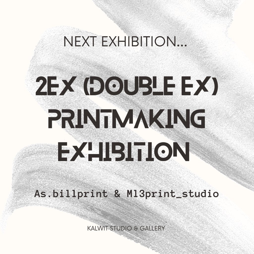 KICHgallery's tweet photo. 2EX (double EX) Printmaking Exhibition is Coming soon… 

🕳
#printmaking #printmakingart #printmakingthailand #printmaker #printmakingartist #kalwit #kalwitgallery #artgallery #woodcut #woodcutprint #monoprint https://t.co/qX4Zranxv6
