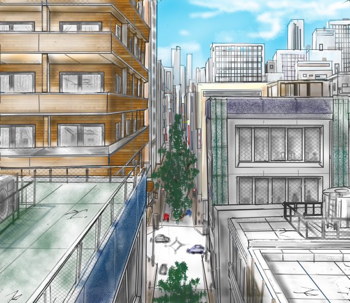 ビル群のtwitterイラスト検索結果 ビル群のtwitterイラスト検索結果
