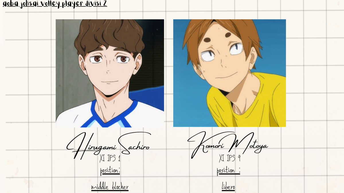 dawn au 📌 on Twitter "karasuno volley player divisi 2. —; kita