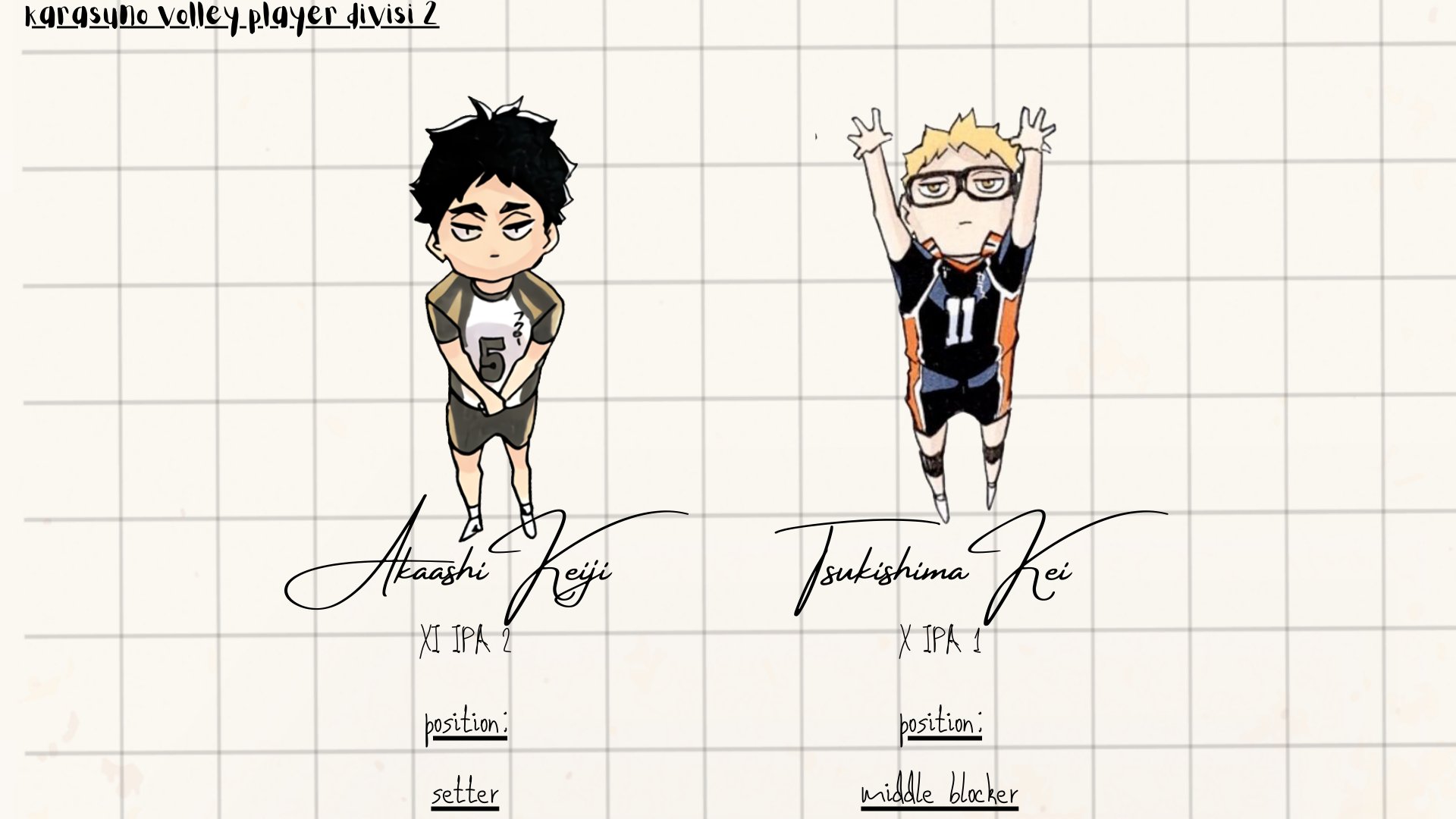 dawn au 📌 on Twitter "karasuno volley player divisi 2. —; kita