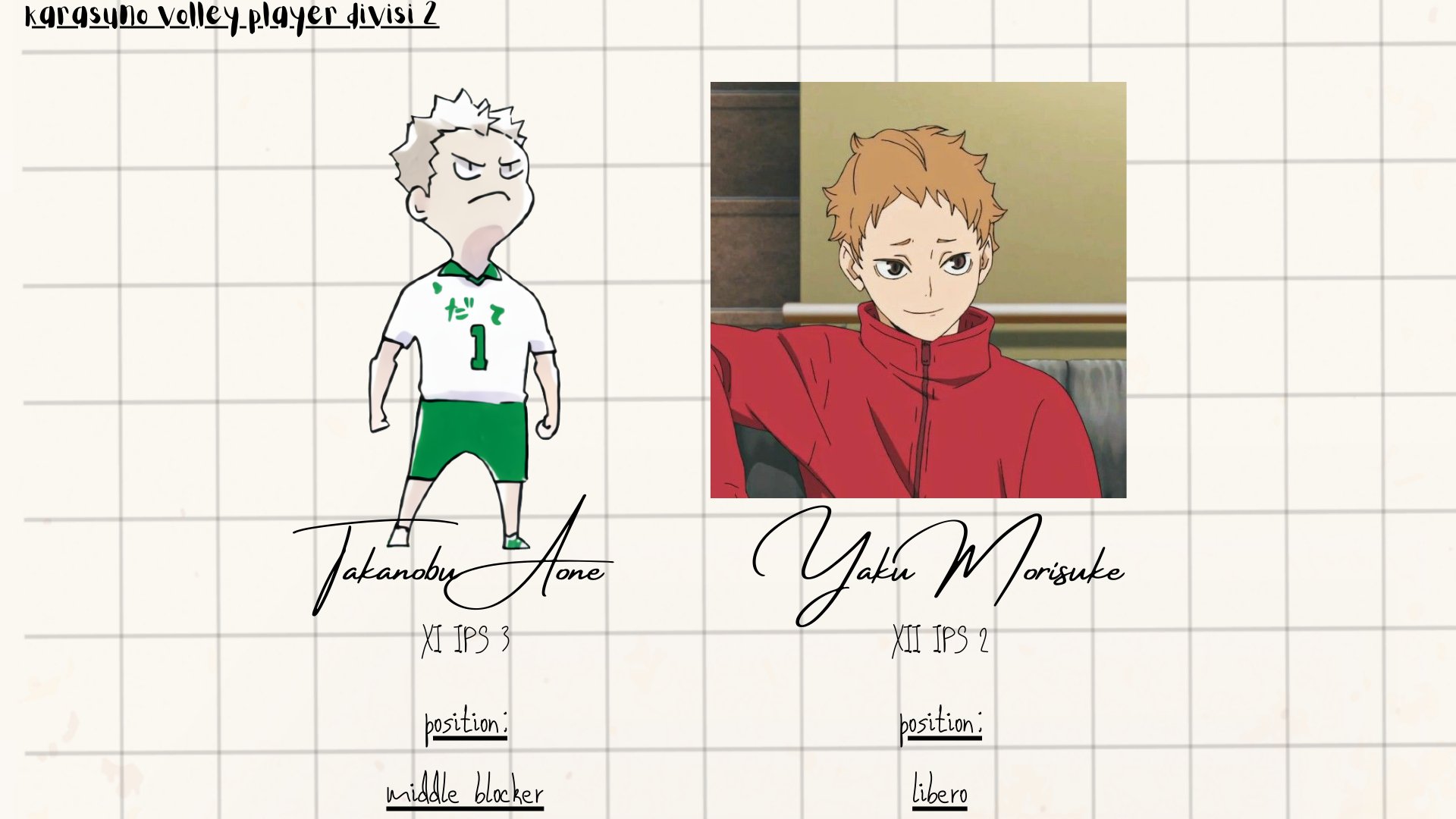 dawn au 📌 on Twitter "karasuno volley player divisi 2. —; kita