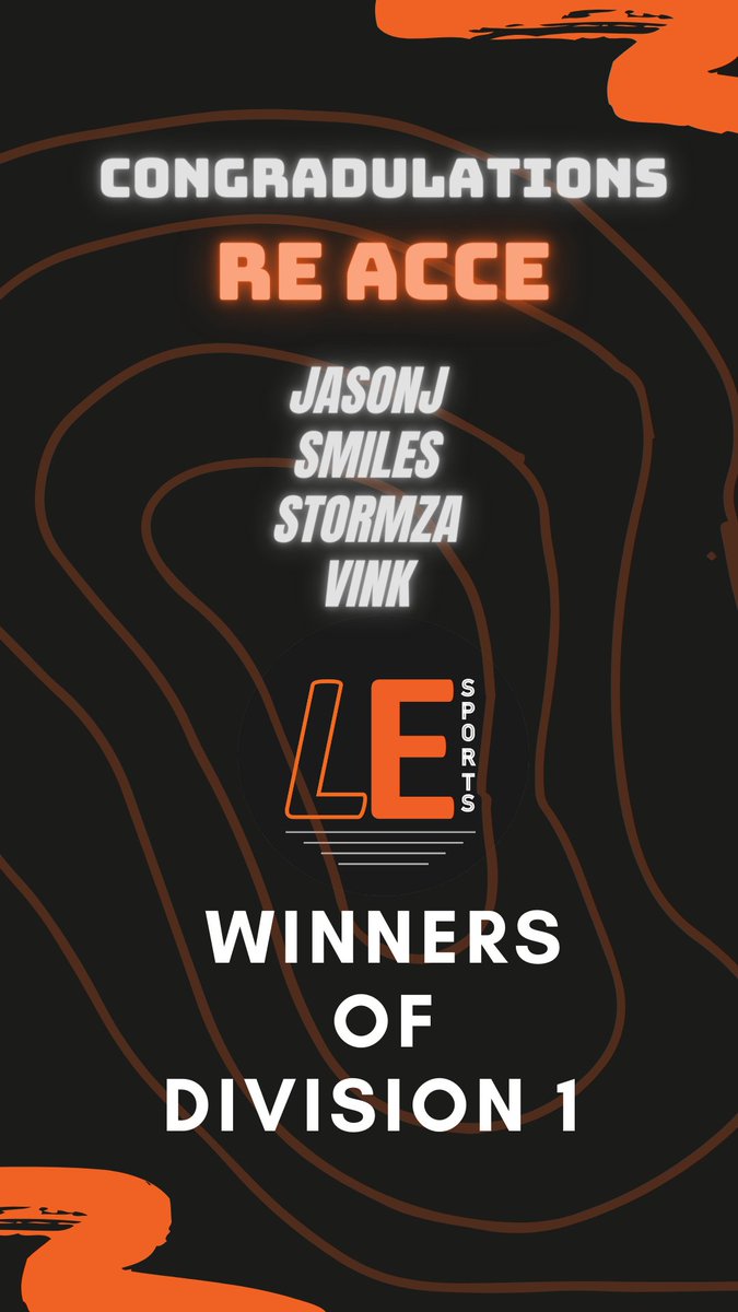 LocalizedE's tweet photo. Congratulations to @re_acce  on their win in last nights tournament! 🔥🔥
@Vink__za @STORM_zA_  @RozierreSmiles  @JasonLeeJohnso5 

#divisionbased #tournaments #warzone #saesports #africanesports #gaming #local https://t.co/I7au3HbX3N