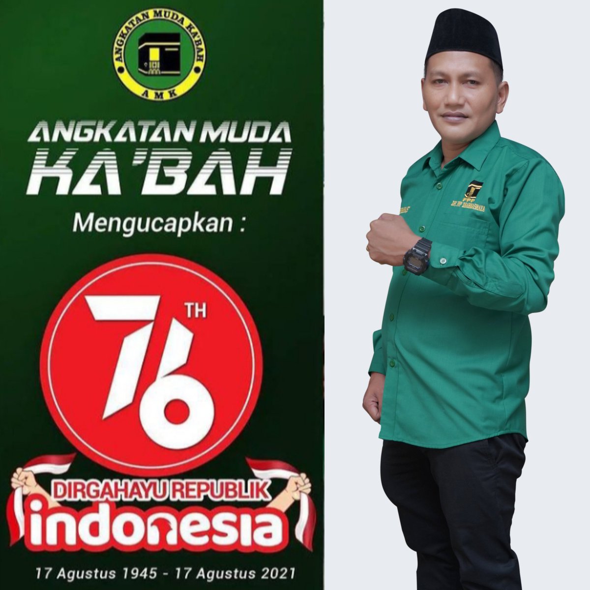 PPP_Dharmasraya's tweet photo. 76 Th Dirgahayu Republik Indonesia.
Indonesia Tangguh
Indonesia Tumbuh
#MerawatPersatuanDenganPembangunan #jalanpulangmenujukabah #HUTRI76 #dppppp #DPWPPPsumbar #dpcPPPdharmasraya #suharsomonoarfa #arwanithomafi #hariadi #mulyadi #harrypermana https://t.co/4L7FhjvgXT